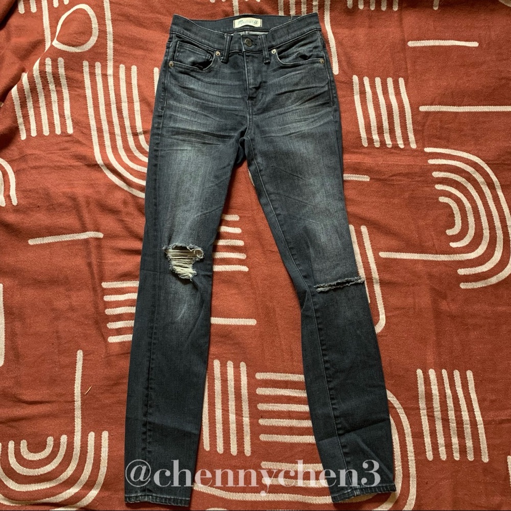 NWOT Madewell Size 24 High Riser Skinny Jeans